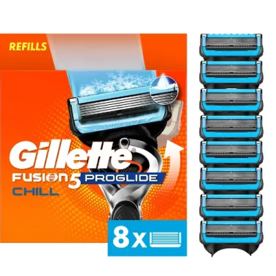 Gillette ProGlide Chill Razor Refills for Men image {14}