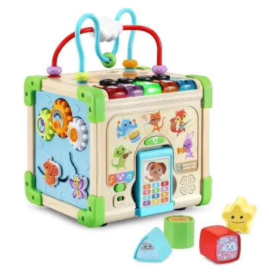 LeapFrog Touch & Learn Wooden Activity Cube image {5}