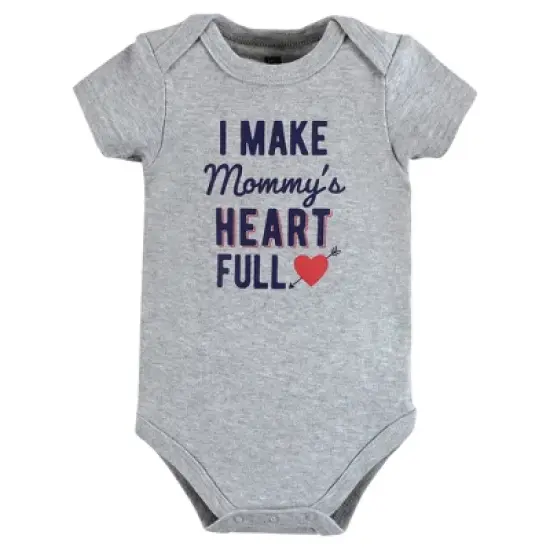 Hudson Baby Infant Boy Cotton Bodysuits, Mommys Little Boy image {4}