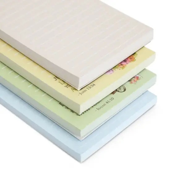 Juvale Juvale 12 Pack, 60 Sheet Christian Notepads, Magnetic Memo Pads for Fridge, Religious Stationery with Bible Verse image {6}