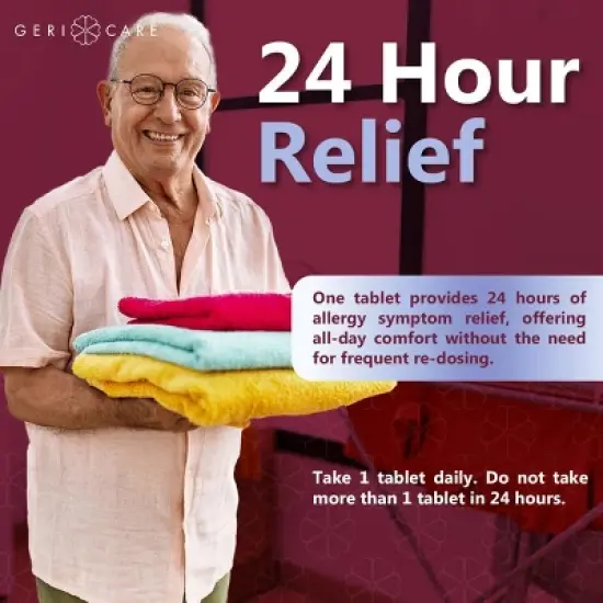 Geri Care Loratadine 10mg Tablets, 90 Count image {6}