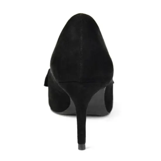 Journee Collection Womens Marek Pointed Toe Mid Heel Pumps image {2}