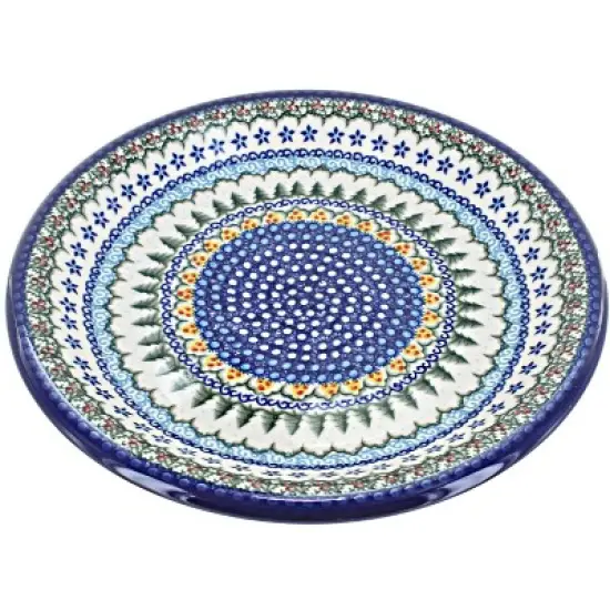 Blue Rose Polish Pottery Vena Dinner Plate image {12}