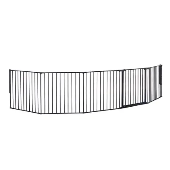 Scandinavian Pet Design Pet Flex System Wall Mounted At Home Dog Gate for Fireplaces, Wide and Irregular Door Openings, and Staircases image {1}