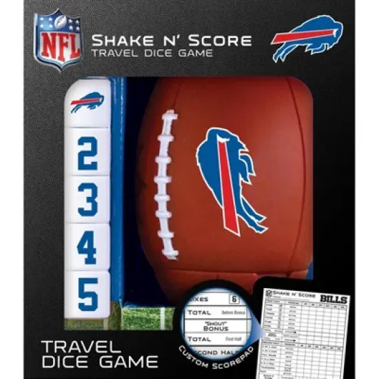 MasterPieces Officially Licsenced NFL Buffalo Bills Shake N' Score Dice Game for Age 6 and Up image {1}