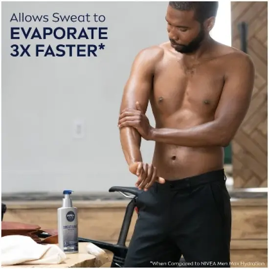 NIVEA MEN Breathable Body Lotion for Dry Skin Scented - 13.5 fl oz image {3}