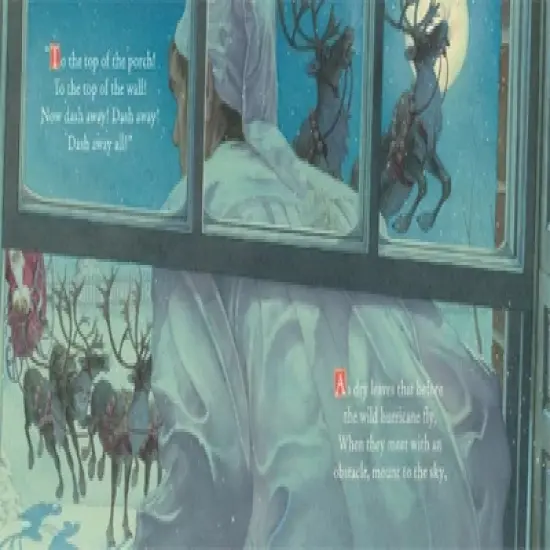 The Night Before Christmas - By Clement Clarke Moore ( Board Book ) image {3}