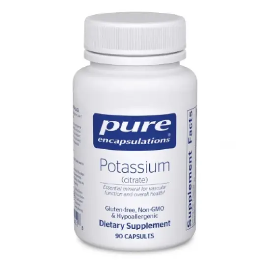 Pure Encapsulations Potassium (Citrate) - to Support Nerve & Muscle Function, Adrenals, Hormones, Heart Health & Energy* image {9}