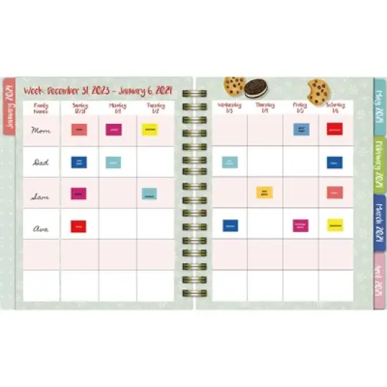 Lang 2024 Weekly/Monthly Planner 8.5"x9.5" Family image {2}
