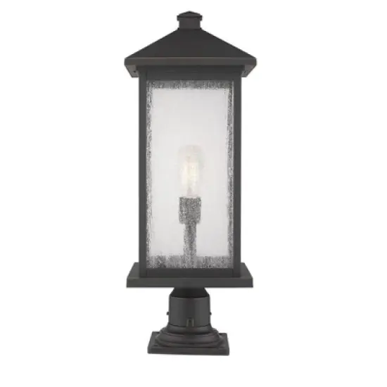 Z-Lite Portland 1 - Light Post Light in  Oil Rubbed Bronze image {1}