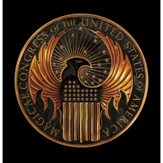 Fantastic Beast MACUSA Seal Black T-shirt Toddler Boy to Youth Boy image {1}