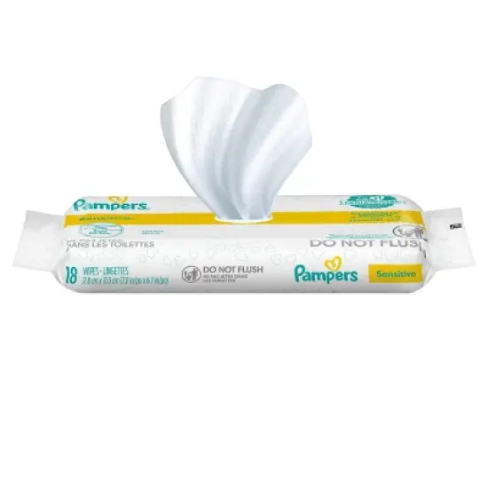 Pampers Sensitive Baby Wipes (Select Count) image {14}