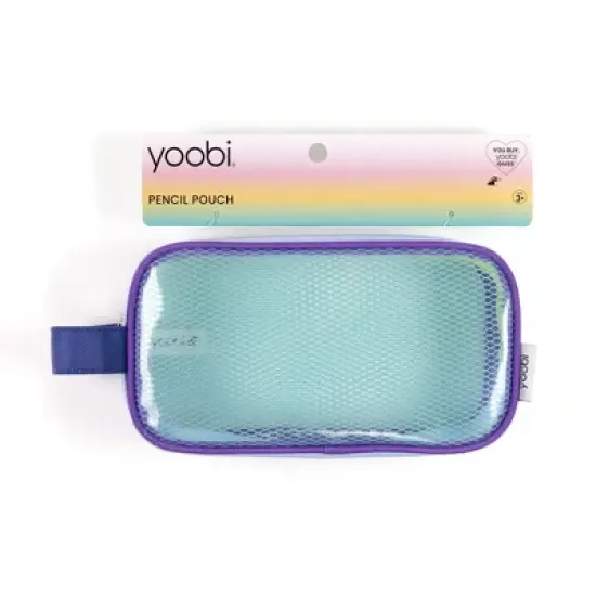 Yoobi Single Zip Pencil Pouch image {2}