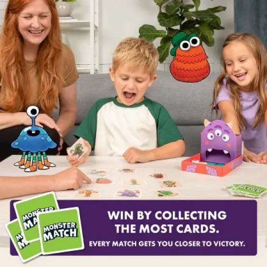 Kitten Games Monster Match Board Game: Educational Social Skills, Fast Play, 2-6 Players image {8}