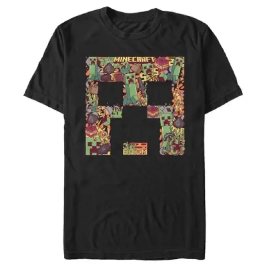 Men's Minecraft Creeper Collage T-Shirt image {3}