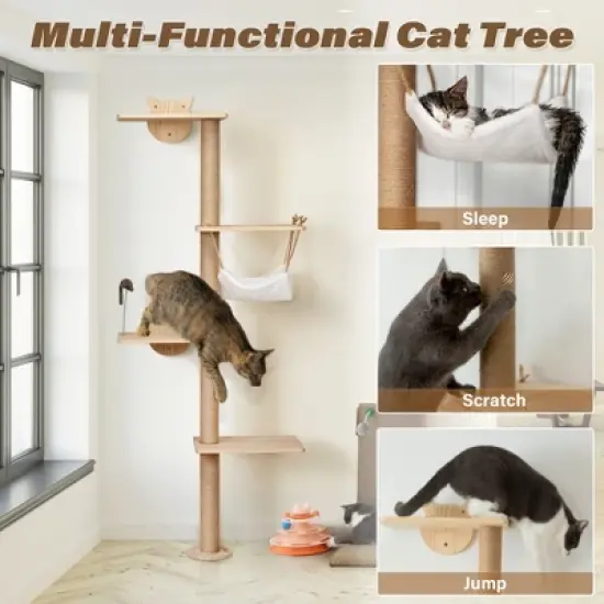 Sandinrayli Cat Wall Mounted Shleves image {3}