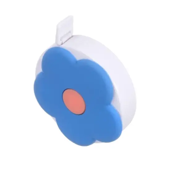 Unique Bargains Dual-sided Retractable Rulers and Measuring Tools Flower Design Tape 1.5m/60" image {2}