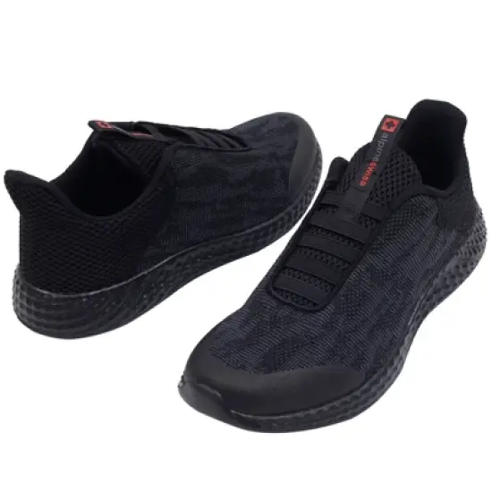 Alpine Swiss Troy Mens Mesh Knit Slip On Sneakers Athletic Lightweight Tennis Shoes image {4}