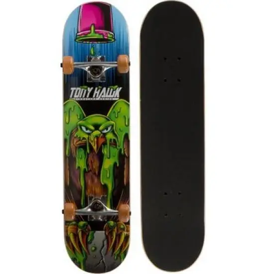 Tony Hawk 31" Series 2 Popsicle Skateboard Slime Hawk 9-ply Maple Skateboard image {5}