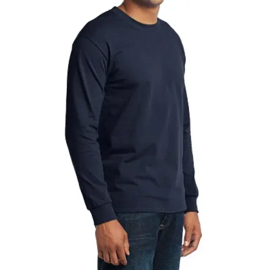 Mafoose Men's Comfortable Long Sleeve Lightweight Core Blend T-shirt image {3}