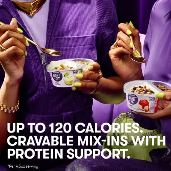 Light + Fit Mixin Greek Yogurt - 4.5oz Cup image {3}