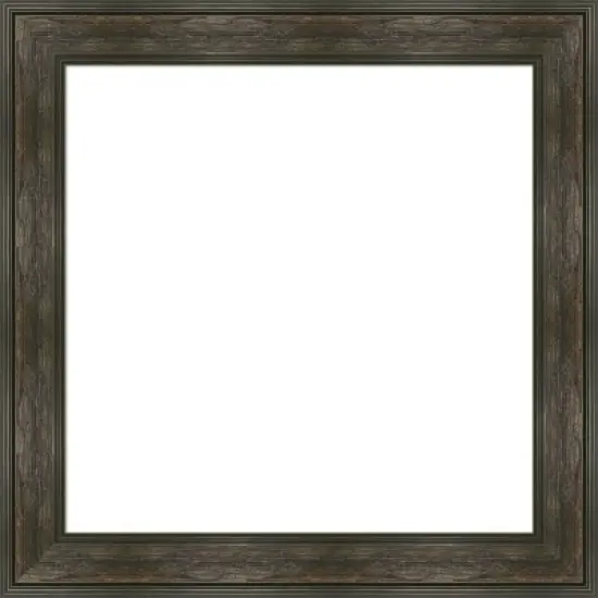 Amanti Art Rail Rustic Char Framed Dry Erase Magnetic Board image {12}