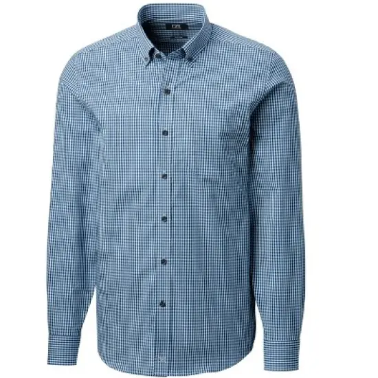 Cutter & Buck Mens Anchor Gingham Tailored Fit image {4}