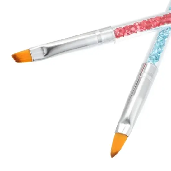 Unique Bargains DIY Manicure Acrylic Nail Brushes Multicolored 8 Pcs of 1 Set image {4}