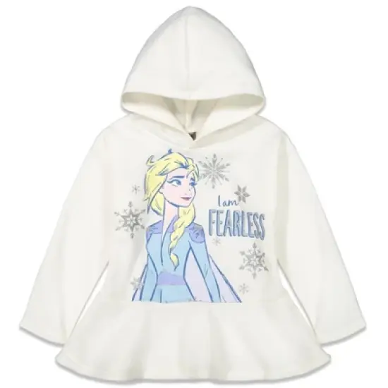 Disney Frozen Elsa Girls Fleece Hoodie and Leggings Outfit Set Little Kid to Big Kid image {1}