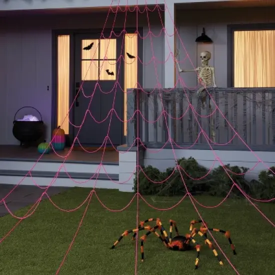 50" Plush Spider Halloween Decorative Prop - Hyde and EEK! Boutique&trade; image {3}