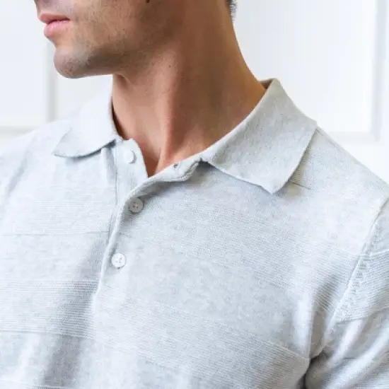 Hope & Henry Mens' Short Sleeve Sweater Polo image {1}