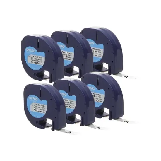 Dymo 2050823 Label Maker Tape 1/2W White  image {1}