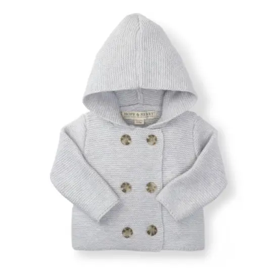 Hope & Henry Baby Faux Fur Hooded Sweater image {6}