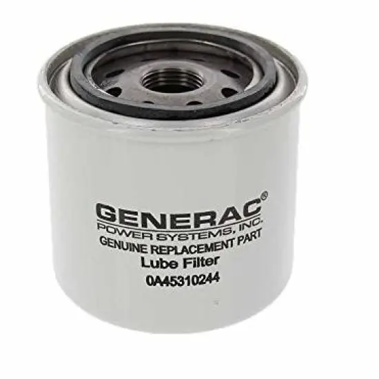 Generac 0A45310244 OEM RV Generator Oil Filter - 1.5L/2.4L G2 Lube Generator Set image {1}