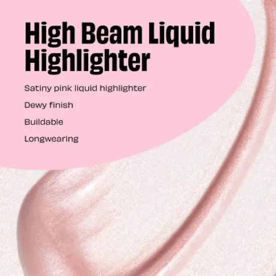 Benefit Cosmetics High Beam Satin Pink Liquid Highlighter - 0.2 fl oz - Ulta Beauty image {2}