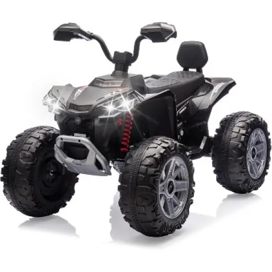 2-Seater Kids ATV Ride-On, 24V Electric Quad 4 Wheeler with 800W Motors, 7Ah Battery, Bluetooth image {7}