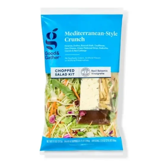 Mediterranean Crunch Chopped Salad Kit - 11oz - Good & Gather&trade; image {3}