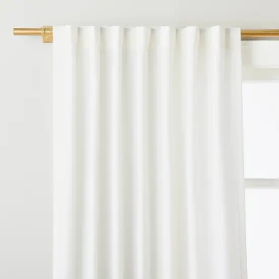 Engineered Hem Stripes Curtain Panel Cream/Gray - Hearth & Hand&trade; with Magnolia image {7}