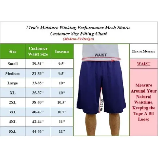 JumpStart Men's 4-Pack Moisture Wicking Performance Active Mesh Shorts image {1}