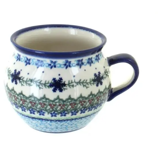 Blue Rose Polish Pottery 56 Vena Bubble Soup Mug image {17}