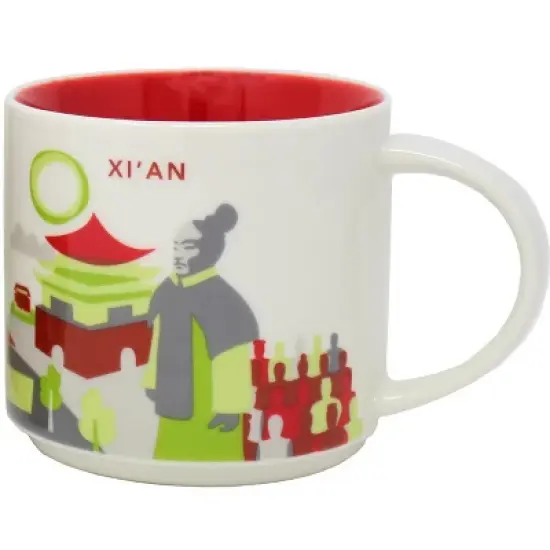 Starbucks You Are Here Series Xi'An Ceramic Mug, 14 Oz image {2}