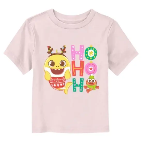 Toddler's Baby Shark Christmas William and Baby T-Shirt image {2}
