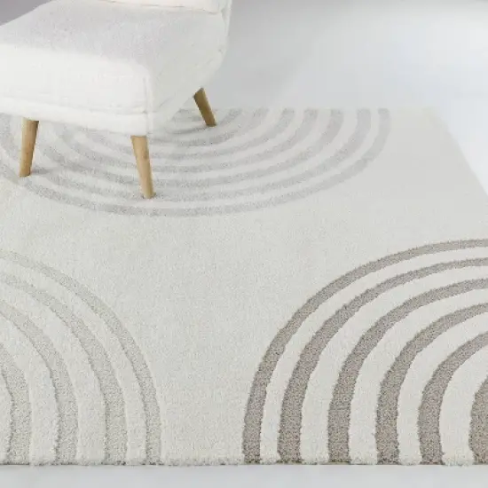 Seth Stripe Kids' Area Rug Cream - Balta Rugs image {1}