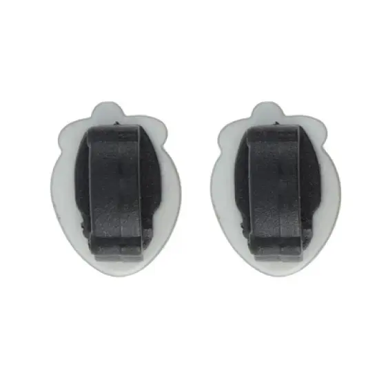 Unique Bargains Strawberrys Shoelace Charms Silver Tone 1 Pair image {3}