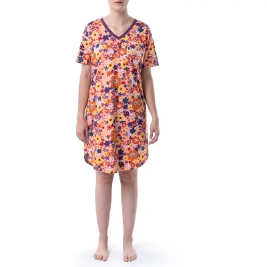 Wrangler Women's and Women's Plus V-Neck Nightgown image {7}