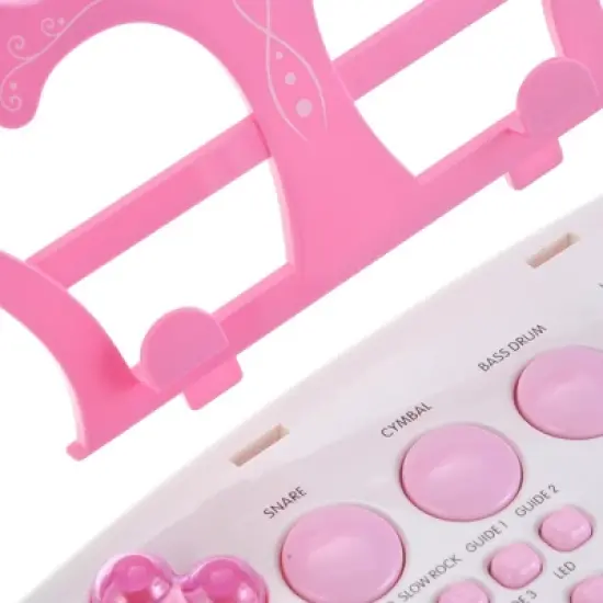 Link Link Worldwide Ready! Set! Play! 31-Key Electronic Keyboard Piano With Microphone, Musical instrument For Kids image {13}