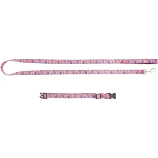 Zodaca 2 Piece Set American Flag Collar and Leash for Medium and Large Dogs image {3}