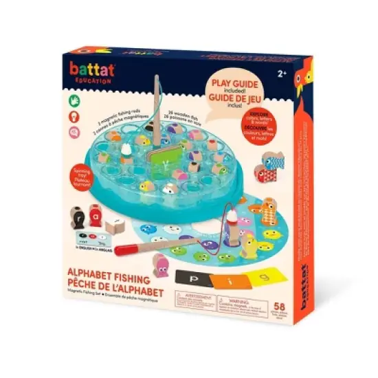 Battat Education Magnetic Alphabet Fishing Set Game image {7}