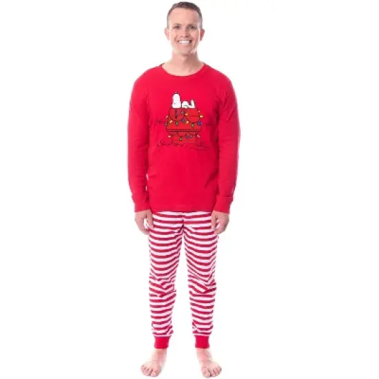 Peanuts Christmas Tight Fit Cotton Matching Family Pajama Set image {1}