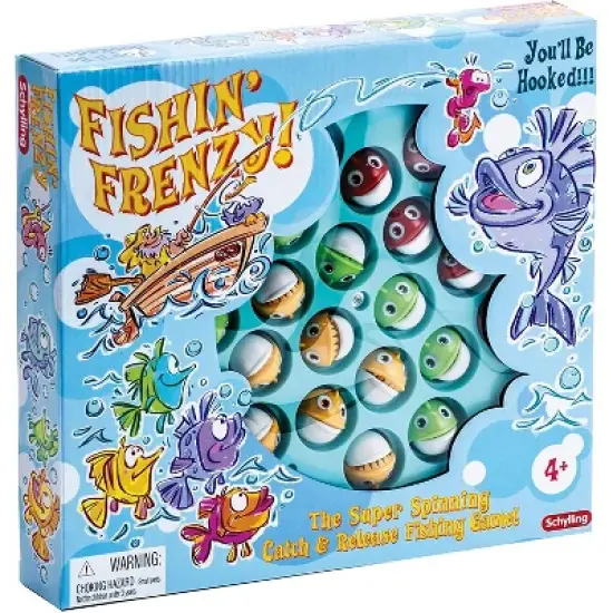 Schylling Fishin' Frenzy: The Super Spinning Catch & Release Fishing Game, Ages 4 and Up image {2}